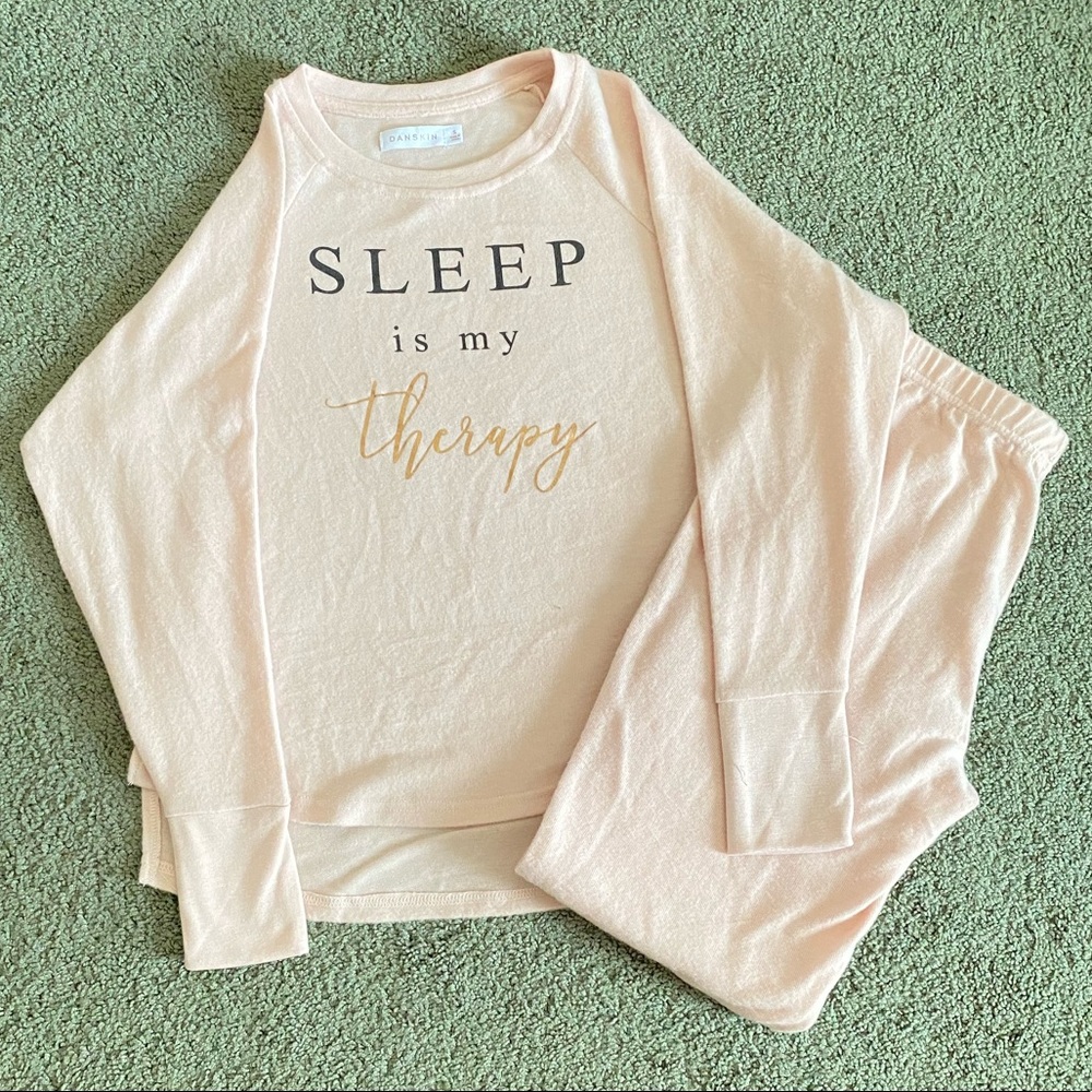 DANSKIN super soft fleece pajama set